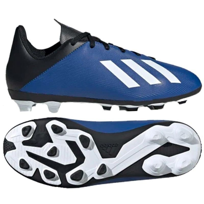 Futbola apavi Adidas X 19.3 FG J EG7152, zili цена и информация | Futbola apavi | 220.lv