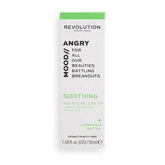 Nomierinošs sejas krēms Revolution Skincare Angry Mood 50 ml cena un informācija | Sejas krēmi | 220.lv