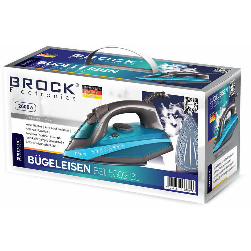 Brock BSI 5502 BL cena un informācija | Gludekļi | 220.lv