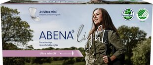 Higiēniskās paketes Abena Light Ultra Mini, 20x8 cm, 24 gab. cena un informācija | Tamponi, higiēniskās paketes, ieliktnīši | 220.lv