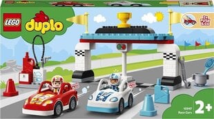 Конструктор Гоночные машины 10947 LEGO® DUPLO  цена и информация | Конструкторы и кубики | 220.lv