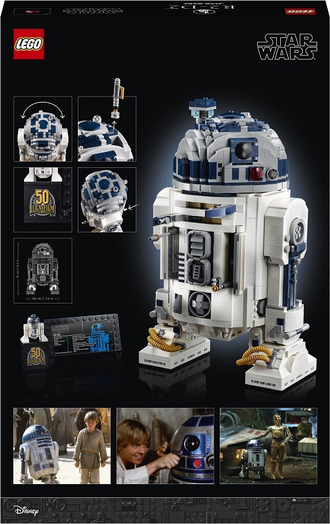 75308 LEGO® Star Wars R2-D2 cena un informācija | Konstruktori | 220.lv