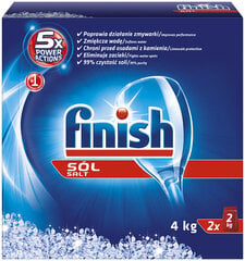 Trauku mazgājamās mašīnas sāls Finish, 4 kg cena un informācija | Trauku mazgāšanas līdzekļi | 220.lv