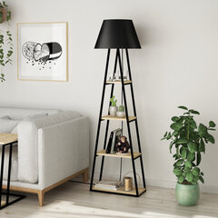 Stāvlampa Kalune Design 855, brūna/melna цена и информация | Торшеры | 220.lv