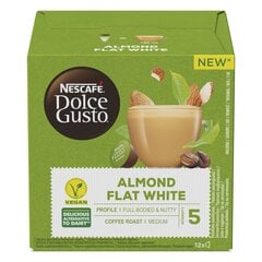Kafijas kapsulas Nescafe Dolce Gusto Almond Flat White 12 kapsulas 132g cena un informācija | Kafija, kakao | 220.lv