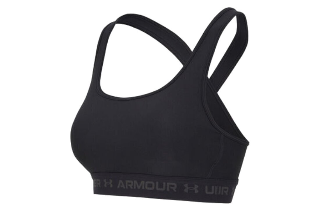 Sporta krūšturis Sievietēm Under Armour Crossback Mid Bra 1361034-001, melns цена и информация | Sporta apģērbs sievietēm | 220.lv