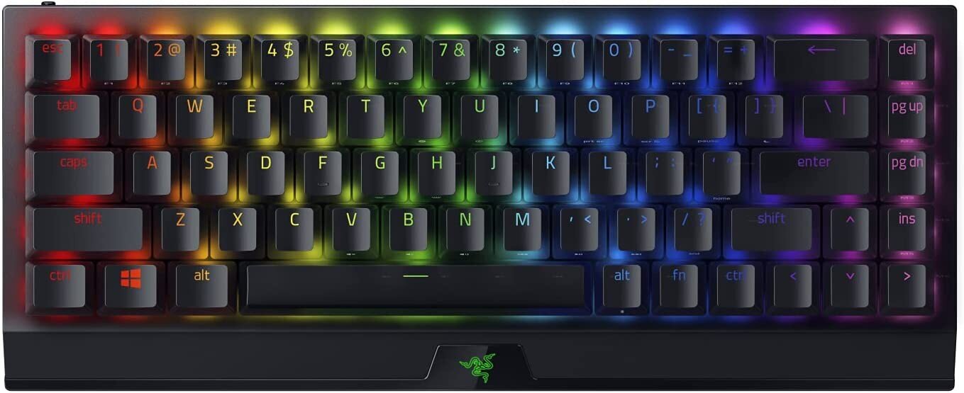 Razer BlackWidow V3 Mini HyperSpeed Yellow Switch US cena un informācija | Klaviatūras | 220.lv