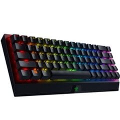 Механическая клавиатура, Razer BlackWidow V3 Mini HyperSpeed, RGB, Yellow Switch, чёрная, RU цена и информация | Клавиатуры | 220.lv