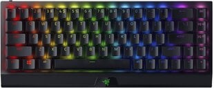 Механическая клавиатура, Razer BlackWidow V3 Mini HyperSpeed, RGB, Green Switch, чёрная, US цена и информация | Клавиатуры | 220.lv