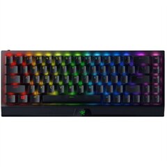 Mehāniskā tastatūra, Razer BlackWidow V3 Mini HyperSpeed, RGB, Green Switch, Melna, RU cena un informācija | Klaviatūras | 220.lv