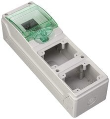 Sadalne Mini Kaedra v/a 4 moduļi, IP65 + 2k-l. цена и информация | Электрические выключатели, розетки | 220.lv