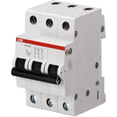 Автоматический выключатель SH203-С10, 6кА, 3П, 10А цена и информация | Электрические выключатели, розетки | 220.lv