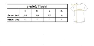 Sieviešu vienkrāsains T-krekls (Tumši zila) cena un informācija | T-krekli sievietēm | 220.lv