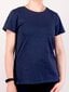 Sieviešu vienkrāsains T-krekls (Tumši zila) cena un informācija | T-krekli sievietēm | 220.lv