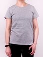 Sieviešu vienkrāsains T-krekls (Pelēkā melanža)