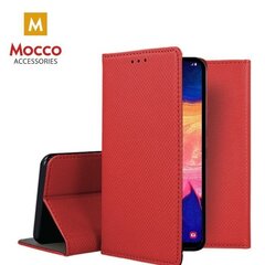 Mocco Smart Magnet Book Case Grāmatveida Maks Telefonam Xiaomi Mi 11 5G Sarkans цена и информация | Чехлы для телефонов | 220.lv