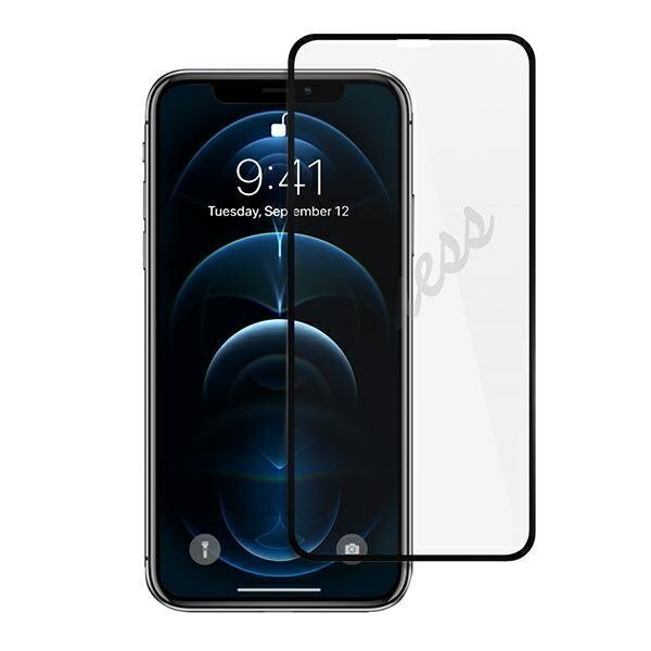 Guess GUSPP12SSLTR Vintage Magic Logo Tempered Glass Aizsargstikls Pilnam Ekrānam Apple iPhone 12 Mini цена и информация | Ekrāna aizsargstikli | 220.lv