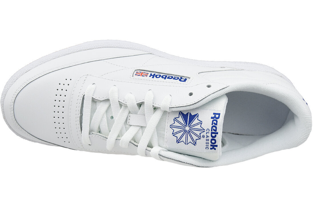 Brīvā laika apavi vīriešiem Reebok Reebok Club C 85 AR0459, balti цена и информация | Sporta apavi vīriešiem | 220.lv