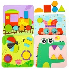 Koka puzle 4in1 Tooky Toy цена и информация | Игрушки для малышей | 220.lv