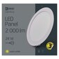 LED panelis 297 mm, iebūvēts 24W WW IP20 W цена и информация | Iebūvējamās lampas, LED paneļi | 220.lv