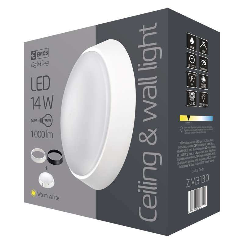 Led- Griestu, sienas lampa 14W WW IP54 cena un informācija | Griestu lampas | 220.lv