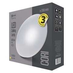 LED griestu lampa CORI R 12W/silti balta cena un informācija | Griestu lampas | 220.lv