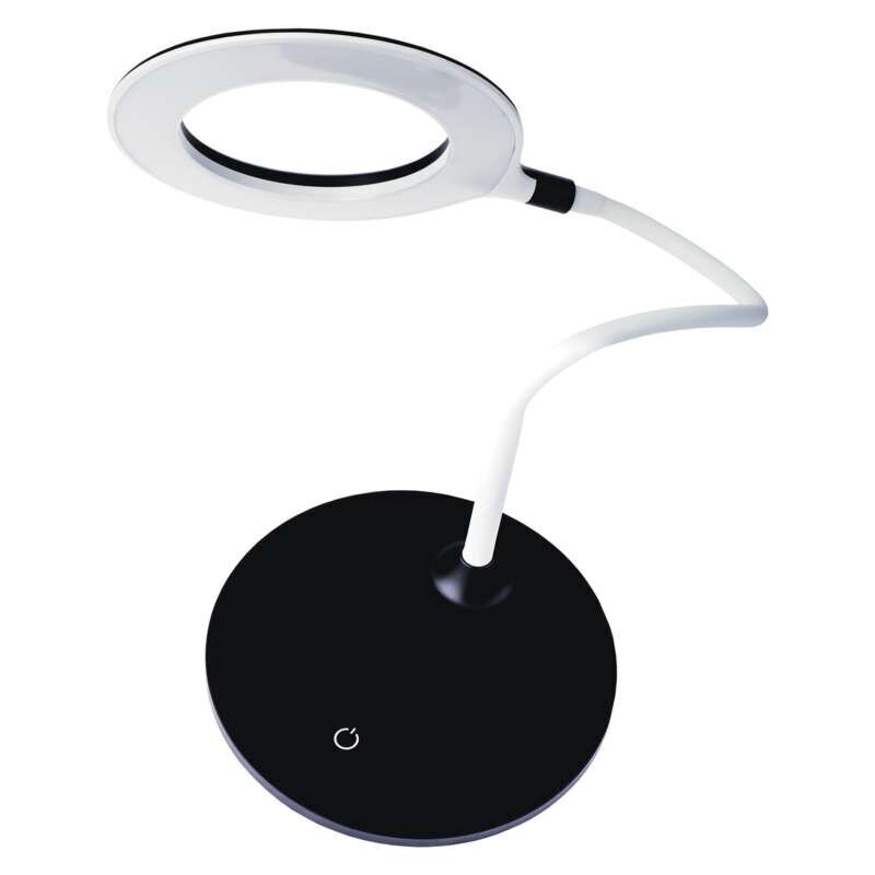LED galda lampa BELLA neitrāli balta cena un informācija | Galda lampas | 220.lv