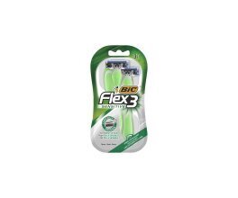 Одноразовые бритвы Bic Flex 3 Sensitive, 3 шт. цена и информация | Косметика и средства для бритья | 220.lv