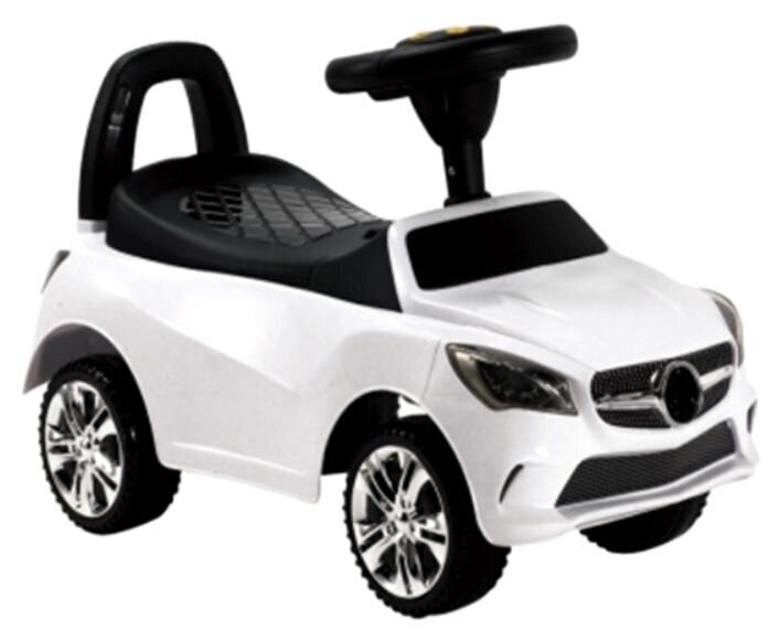Stumjama bērnu automašīna J2, balta cena un informācija | Rotaļlietas zīdaiņiem | 220.lv