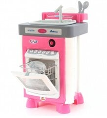 Bērnu trauku mazgājamā mašīna ar jaucējkrānu 2in1 Polesie Carmen cena un informācija | Rotaļlietas meitenēm | 220.lv