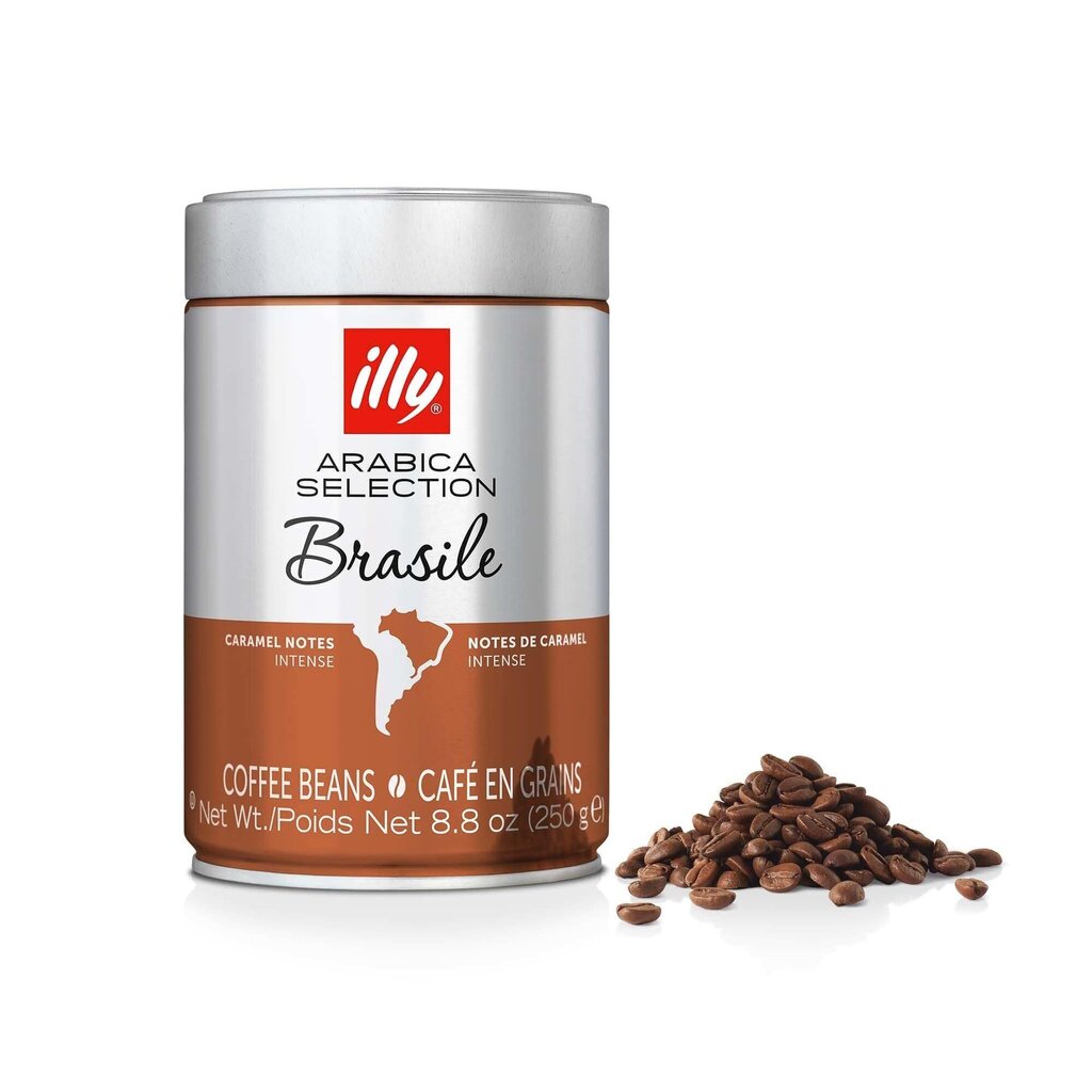 Pupiņu kafija Illy Arabica Selection Brazīlija ,250g cena un informācija | Kafija, kakao | 220.lv