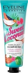 Mitrinošs kokosriekstu roku losjons Eveline Sweet Coconut, 50 ml cena un informācija | Ķermeņa krēmi, losjoni | 220.lv