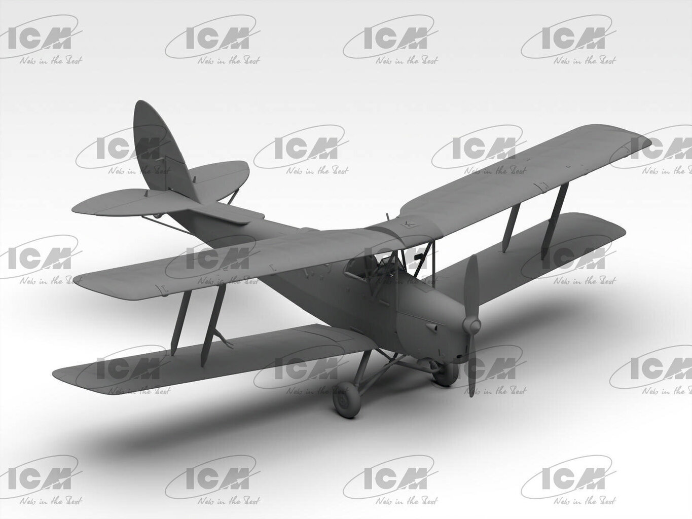 Līmējošais modelis ICM 32035 D.H. 82A Tiger Moth 1/32 cena un informācija | Līmējamie modeļi | 220.lv