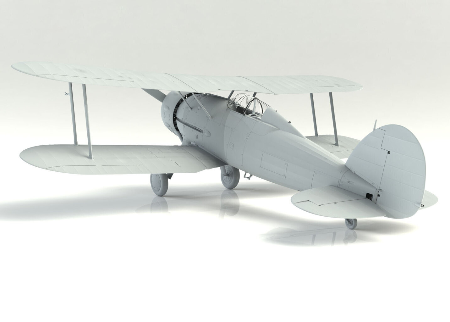 Līmējošais modelis ICM 32040 Gloster Gladiator Mk.I 1/32 cena un informācija | Līmējamie modeļi | 220.lv