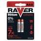 Litija baterija Raver FR03 (AAA) cena un informācija | Baterijas | 220.lv