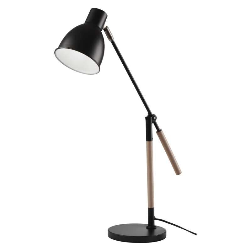 Galda lampa Winston melna цена и информация | Galda lampas | 220.lv