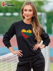 Спортивный комплект женский Литва, черный цена и информация | Спортивная одежда для женщин | 220.lv