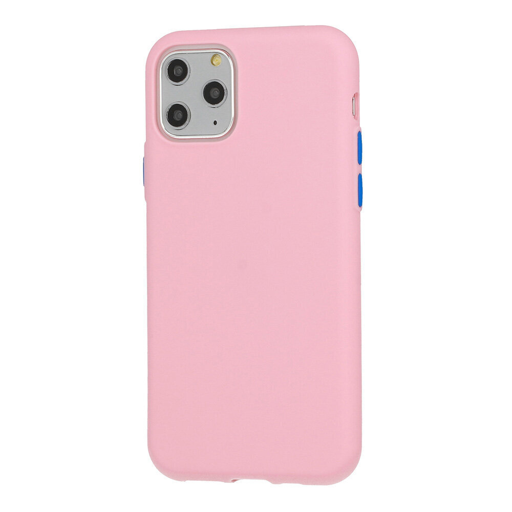 Samsung Galaxy A72 5G silikona vāciņš, gaiši-rozā cena un informācija | Telefonu vāciņi, maciņi | 220.lv