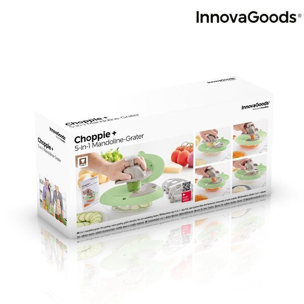 Mandolīnas Rīve 5-in-1 Choppie+ InnovaGoods cena un informācija | Virtuves piederumi | 220.lv