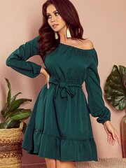 Платье женское Numoco 135154, зеленое цена и информация | Платья | 220.lv