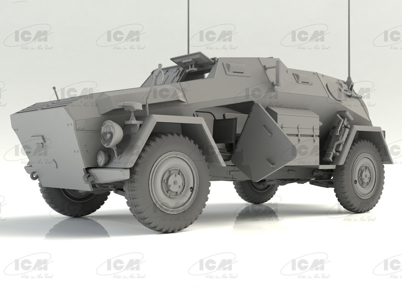 Līmējamais modelis ICM 35110 Sd.Kfz. 247 Ausf.B 1/35 cena un informācija | Līmējamie modeļi | 220.lv