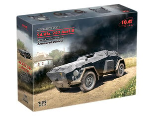 Līmējamais modelis ICM 35110 Sd.Kfz. 247 Ausf.B 1/35 cena un informācija | Līmējamie modeļi | 220.lv