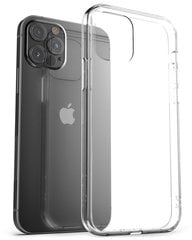Cиликоновый чехол для телефона iPhone 12 Pro, прозрачный, 2 мм цена и информация | Чехлы для телефонов | 220.lv