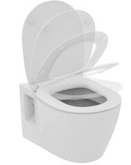 Подвесной унитаз Ideal Standard WC CONNECT RIM, с медленно открывающейся крышкой E803501 / E772401, белый цена и информация | Унитазы | 220.lv