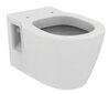 Sienas tualetes pods Ideal Standard WC CONNECT RIM, ar lēni aizveramu vāku E803501 / E772401, balts cena un informācija | Tualetes podi | 220.lv