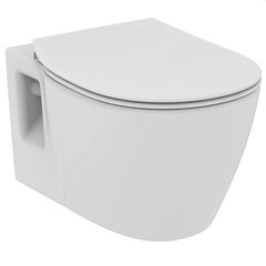 Подвесной унитаз Ideal Standard WC CONNECT RIM, с медленно открывающейся крышкой E803501 / E772401, белый цена и информация | Унитазы | 220.lv