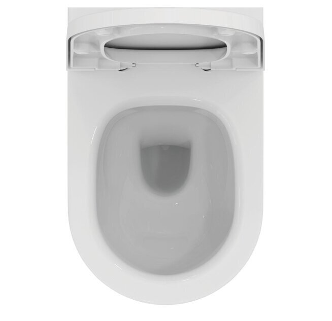 Sienas tualetes pods Ideal Standard WC Blend Curve Aquablade ar lēni aizveramu vāku T374901 / T376001 cena un informācija | Tualetes podi | 220.lv