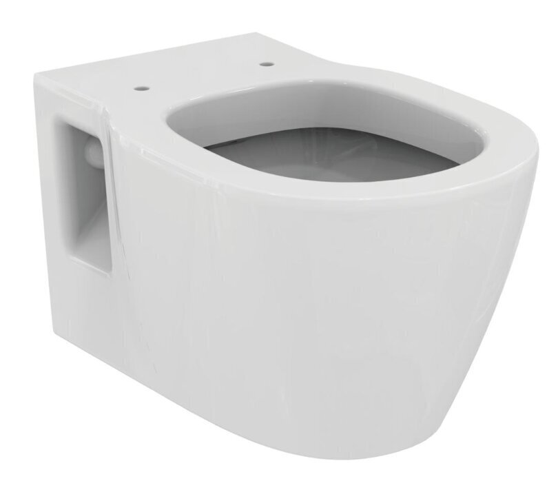 Komplekts: sienas tualetes pods Ideal Standard WC Connect RIM, lēni aizverams vāks, rāmis Prosys Eco WC, balta poga E803501 / E772401 / E2332AC cena un informācija | Tualetes podi | 220.lv