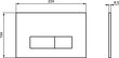 Komplekts: sienas tualetes pods Ideal Standard WC Connect RIM, lēni aizverams vāks, rāmis Prosys Eco WC, balta poga E803501 / E772401 / E2332AC цена и информация | Tualetes podi | 220.lv