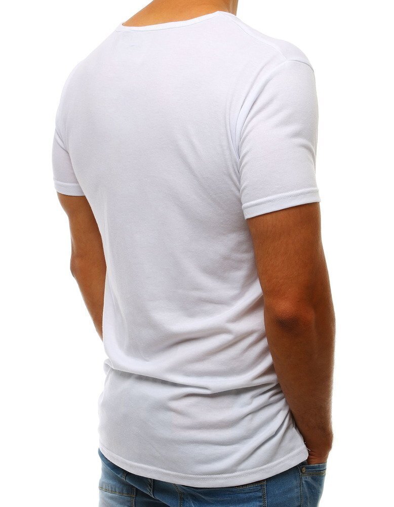 Vīriešu balts T-krekls "Newlife" cena un informācija | Vīriešu T-krekli | 220.lv